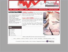 Tablet Screenshot of chilliblu.co.za